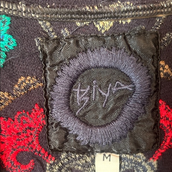 Johnny Was Biya Multicolor Patterned Knit Cardigan - Picture 6 of 7